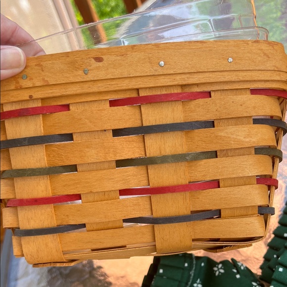 Longaberger Classic large berry Baskets Set - red blue and Green - Picture 8 of 14